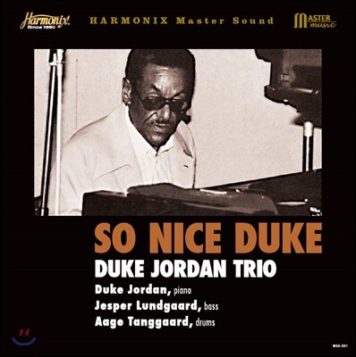Duke Jordan Trio — So Nice Duke 앨범 커버