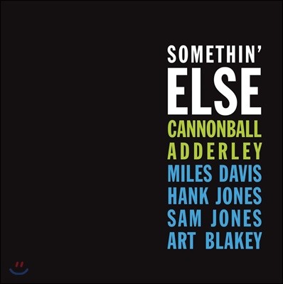 Cannonball Adderley (ĳ ִ) - Somethin' Else [Deluxe Gatefold Edition LP]