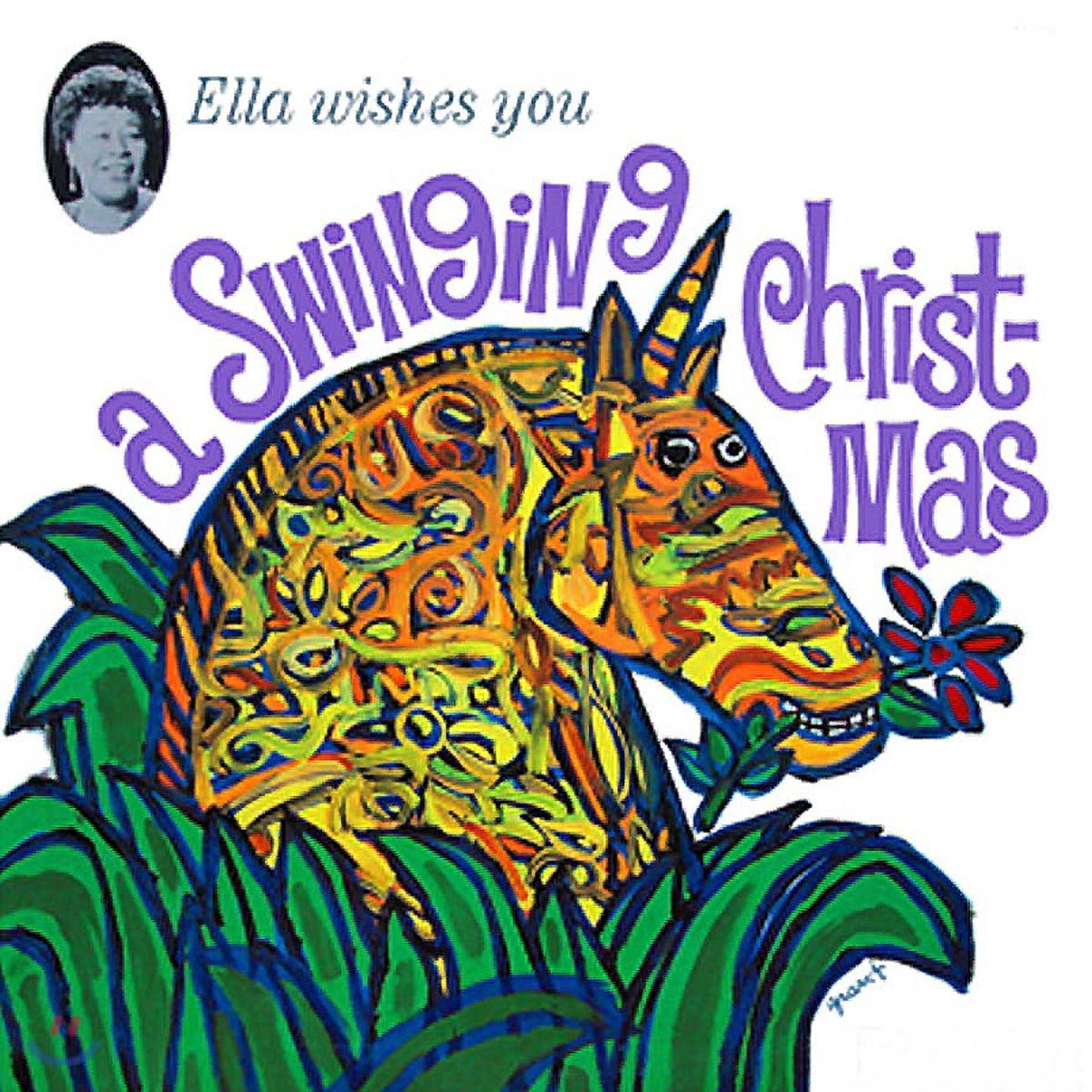 Ella Fitzgerald (엘라 피츠제럴드) - Ella Wishes You A Swinging Christmas [Deluxe Gatefold Edition LP]