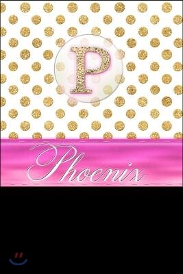 Phoenix: Personalized Lined Journal Diary Notebook 150 Pages, 6" X 9" (15.24 X 22.86 CM), Durable Soft Cover