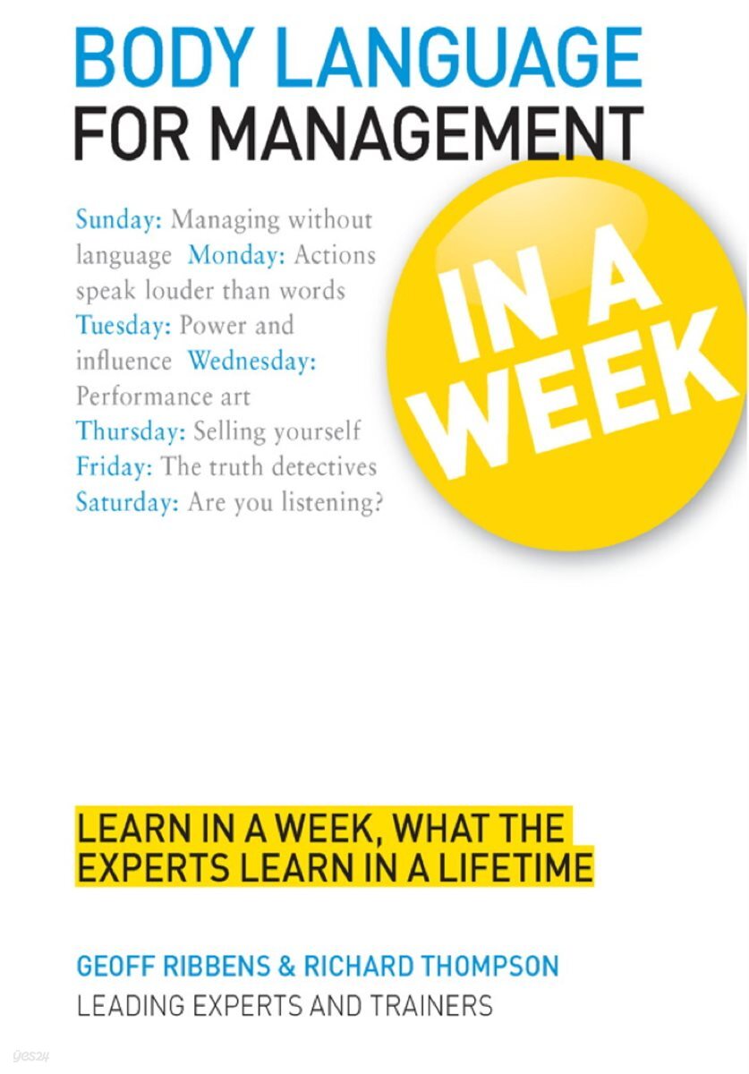 Body Language for Management in a Week