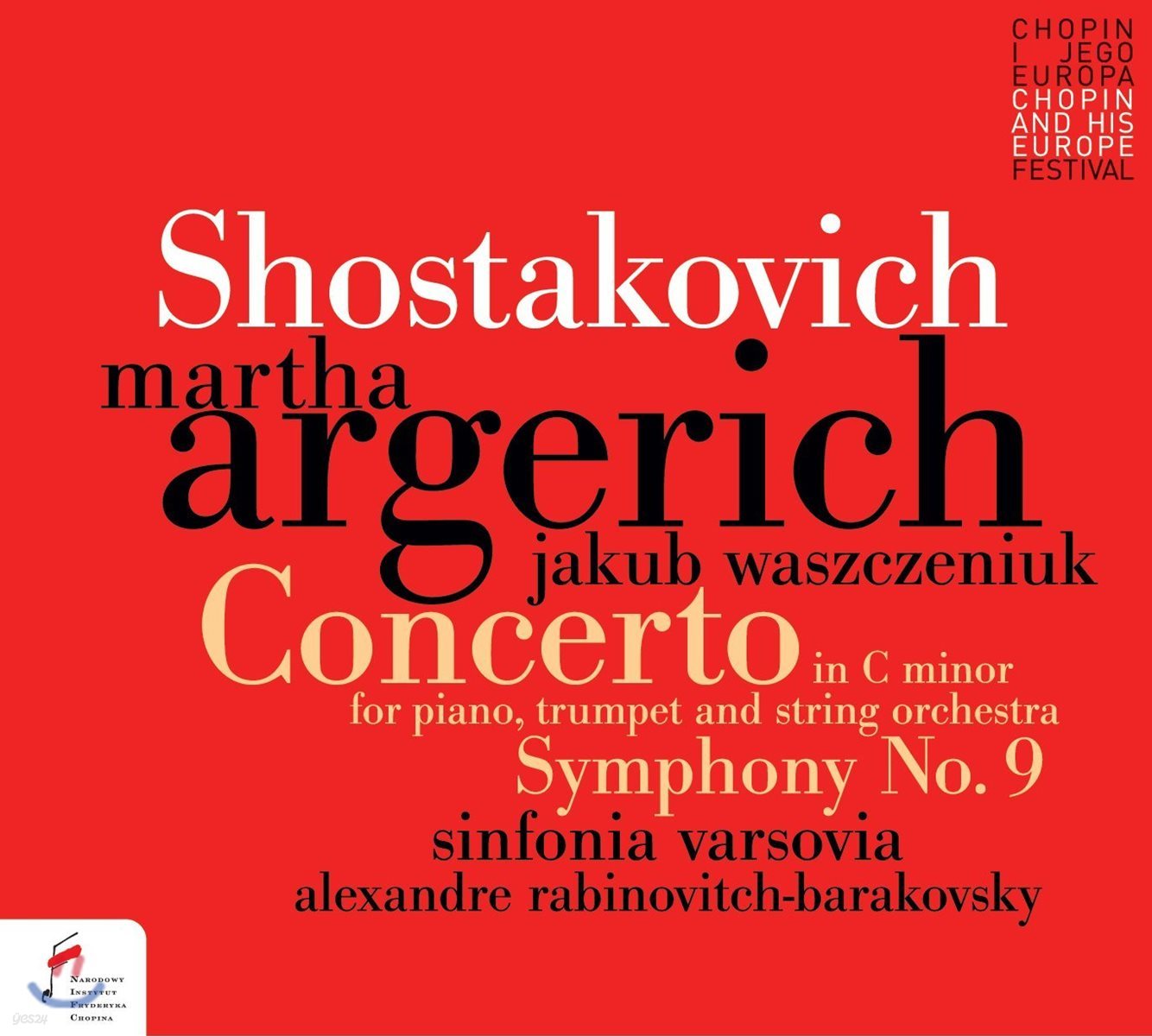 Martha Argerich 쇼스타코비치: 피아노 협주곡 1번, 교향곡 9번 (Shostakovich: Piano Concerto No.1, Symphony No.9)