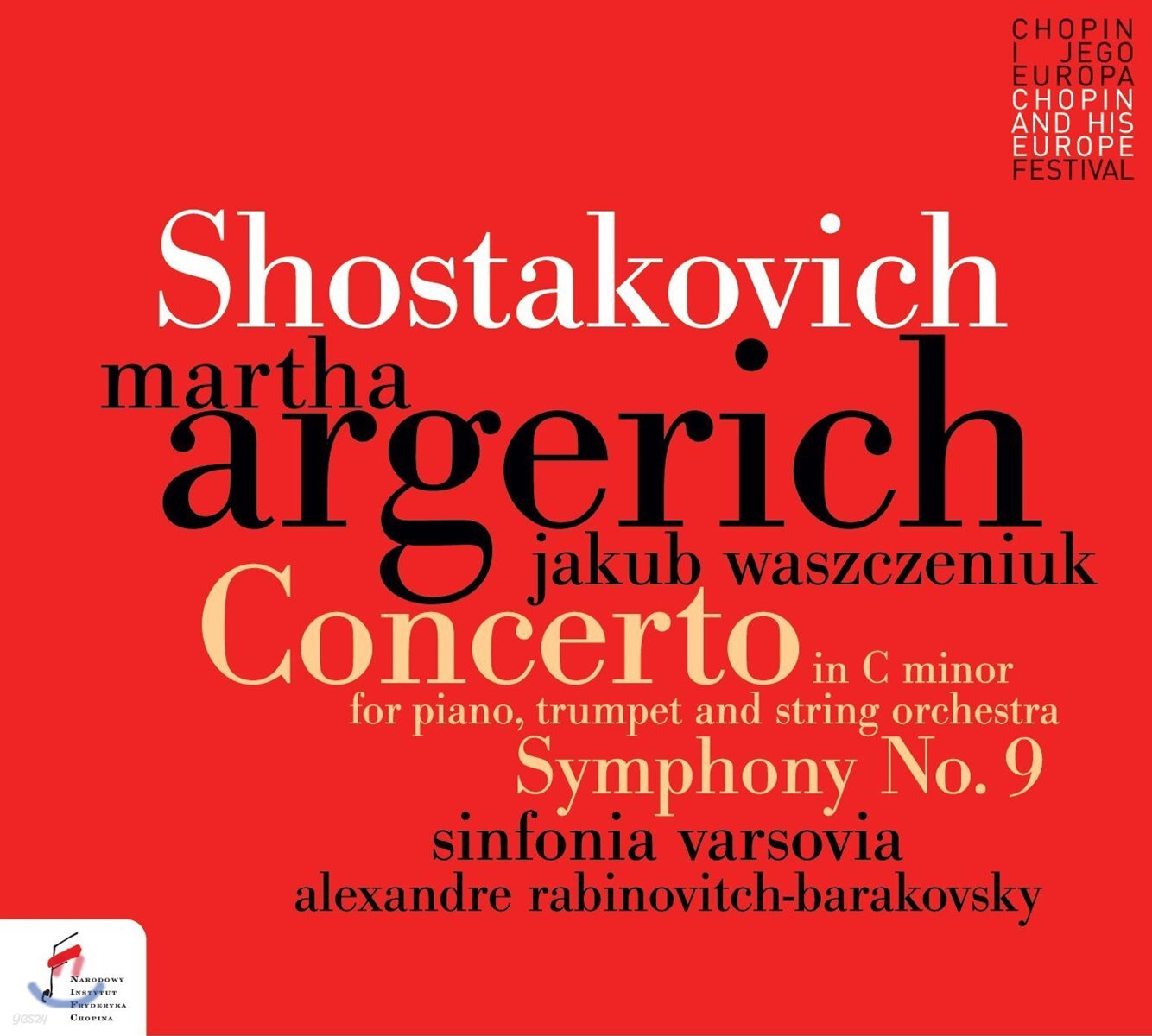 Martha Argerich 쇼스타코비치: 피아노 협주곡 1번, 교향곡 9번 (Shostakovich: Piano Concerto No.1, Symphony No.9)