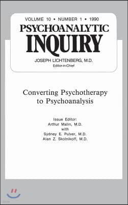 Converting Psychoanalysis: Psychoanalytic Inquiry, 10.1