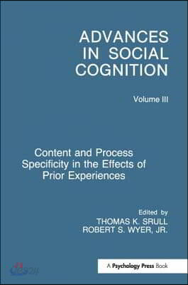 Content and Process Specificity in the Effects of Prior Experiences