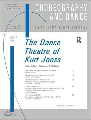 Dance Theatre of Kurt Jooss