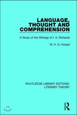 Language, Thought and Comprehension