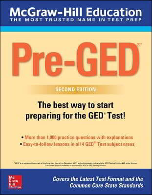 McGraw-Hill Education Pre-Ged, Second Edition