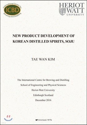 New Producr Development of Korean Distilled Spirits, Soju