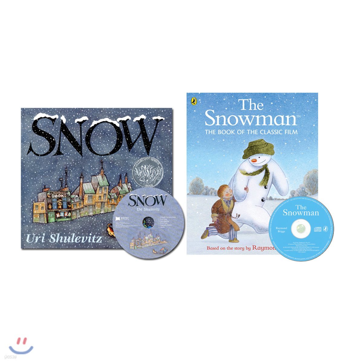 겨울 베스트 노부영 그림책 2종 세트 (노부영 Snow &amp; 베오영 Snowman) (Book &amp; CD)