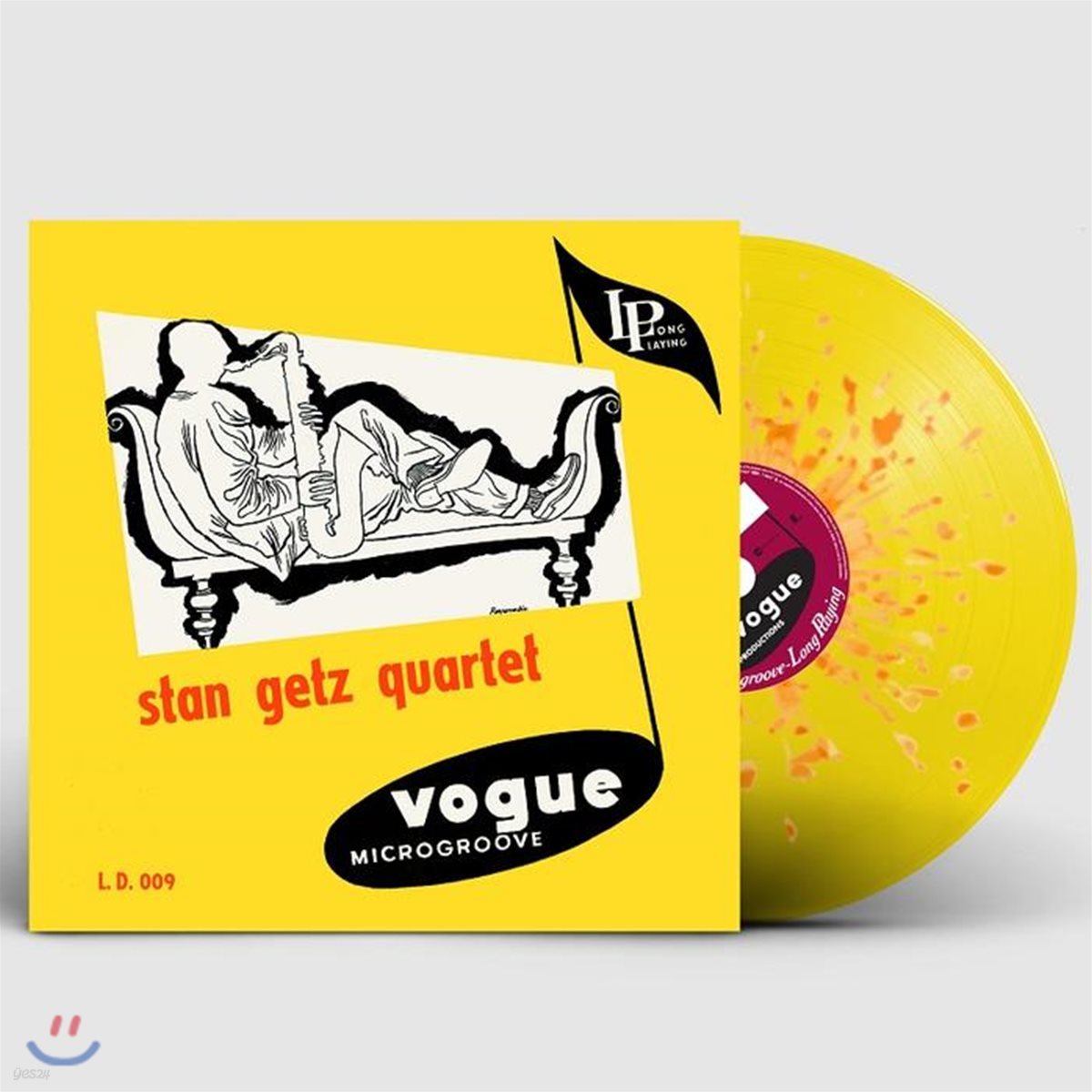 Stan Getz Quartet (스탄 게츠 쿼텟) - Stan Getz Quartet [옐로우+오렌지 스플래터 컬러 LP]