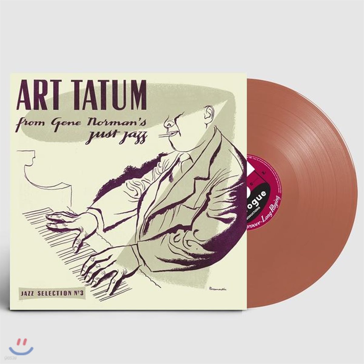 Art Tatum (아트 테이텀) - From Gene Norman&#39;s Just Jazz [브라운 컬러 LP]