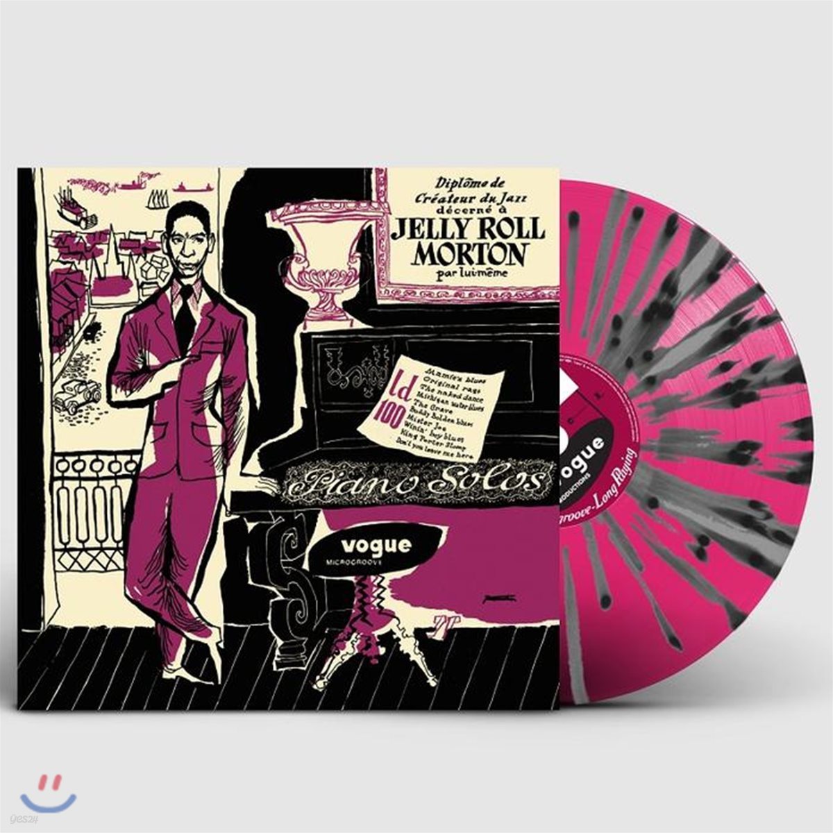Jelly Roll Morton (젤리 롤 모턴) - Piano Solos [퍼플+블랙 스플래터 컬러 LP]