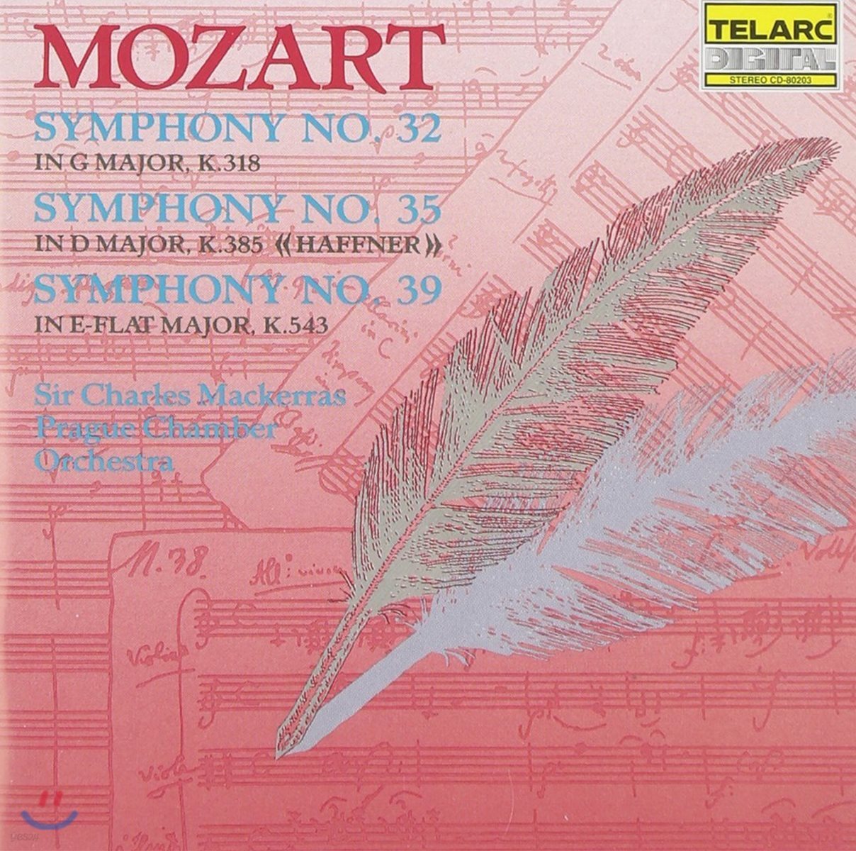 Charles Mackerras 모차르트: 교향곡 32, 35 '하프너', 39번 (Mozart: Symphonies K.318, K.385 'Haffner', K.543)