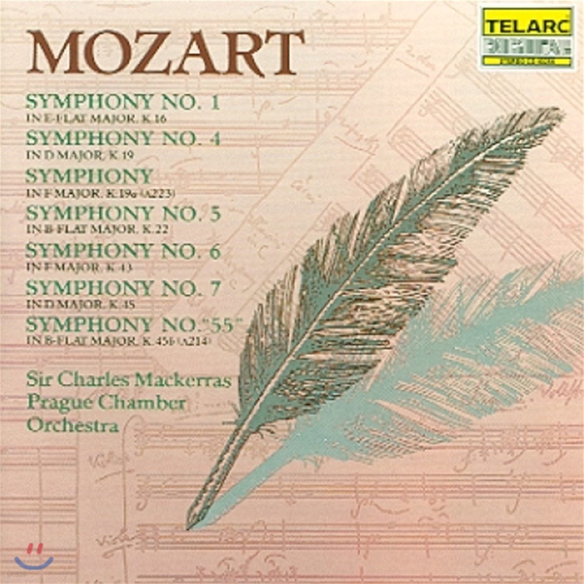 Charles Mackerras 모차르트: 교향곡 1, 4, 5, 6, 7, 55번 (Mozart: Symphonies K.16, 19, 19a, 22, 43, 45 & 45b)
