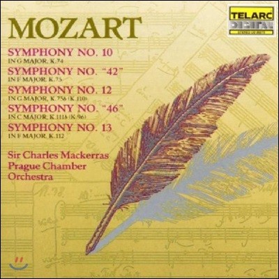 Charles Mackerras Ʈ:  10, 46, 42, 12, 13 (Mozart: Symphonies K.74, 75, 75b, 111b & 112)