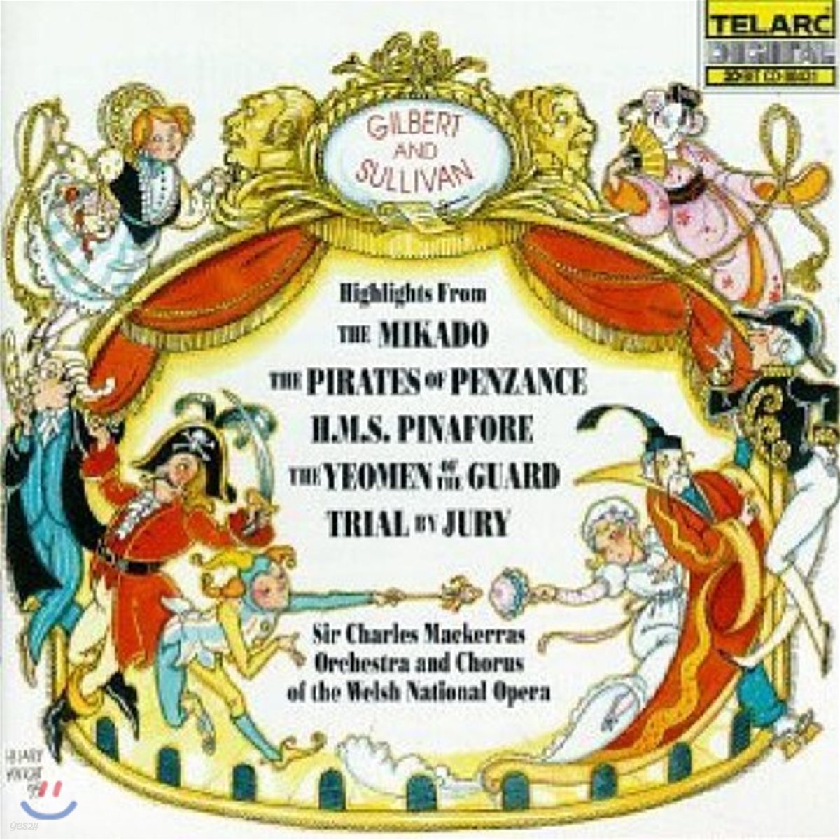 Charles Mackerras 길버트 & 설리반: 하일라이트 모음집 (Gilbert and Sullivan: Highlights - Mikado, H.M.S. Pinafore, Trial by Jury)