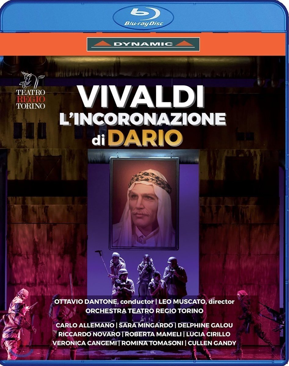 Ottavio Dantone / Carlo Allemano 비발디: 오페라 &#39;다리오의 대관식&#39; - 레지오 토리노 극장 실황 (Vivaldi: L&#39;Incoronazione di Dario)