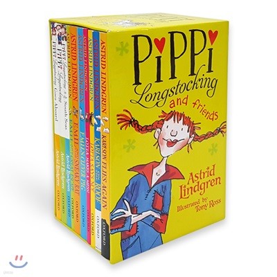 Pippi Longstocking and Friends - 10 Book Box SET