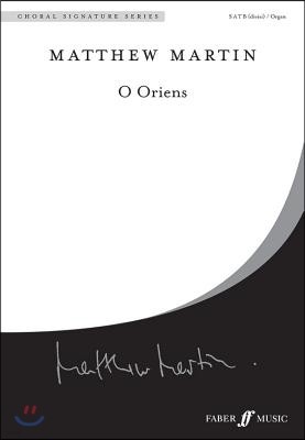 O Oriens: Satb (with Organ), Choral Octavo