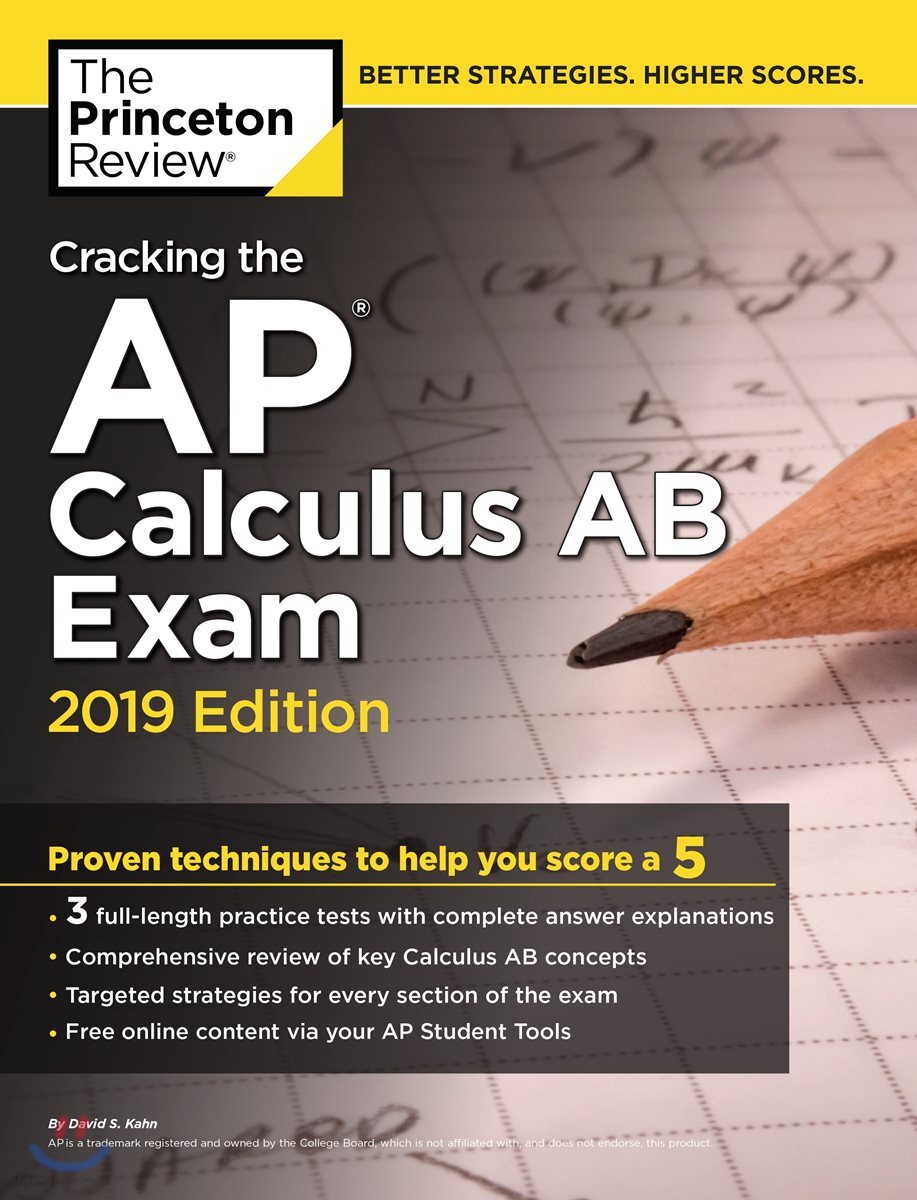 Cracking the AP Calculus AB Exam 2019