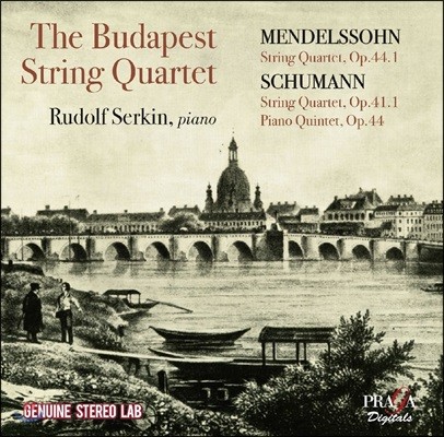 Budapest Quartet ൨:   3 / :   1, ǾƳ  (Mendelssohn / Schumann: String Quartets, Piano Quintet)