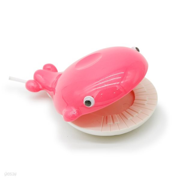 제논 밤비나 캐스터네츠, 고래(핑크) / ZEN-ON BAMBINA CASTERNETS WHALE(PINK)