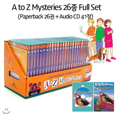 A to Z Mysteries 26 Full Set(Paperback 26 + Audio CD 41)