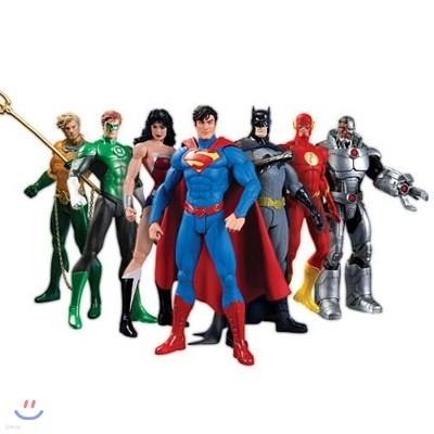 DC Comics New 52 Justice League 7 Pack Action Figure Box Set 