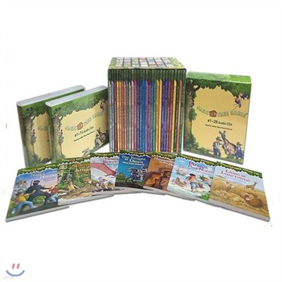 Magic Tree House #1~28 Box Set (Paperback 28 + CD 28)