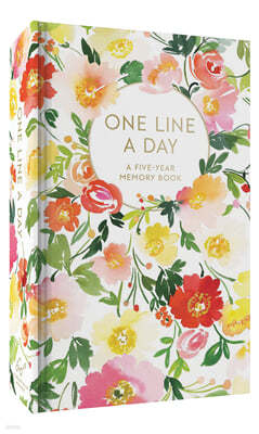 Floral One Line a Day: A Five-Year Memory Book