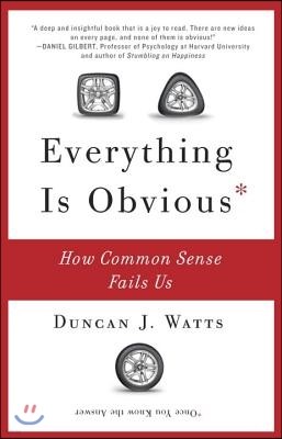 Everything Is Obvious: How Common Sense Fails Us