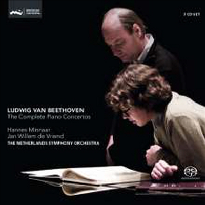 亥: ǾƳ ְ  1 - 5 (Beethoven: Complete Piano Concertos Nos.1 - 5) (3SACD Hybrid) - Jan Willem de Vriend