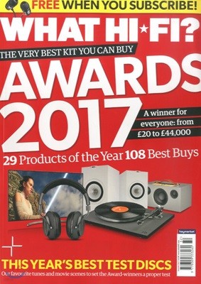 WHAT HI FI SOUND & VISON () : 2017  Awards