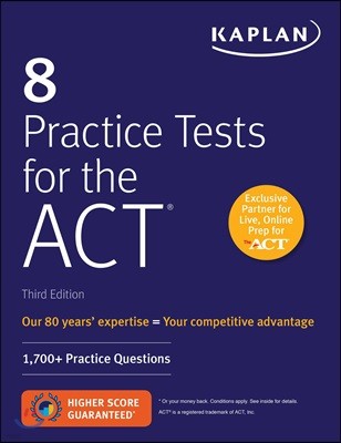 8 Practice Tests for the Act: 1,700+ Practice Questions
