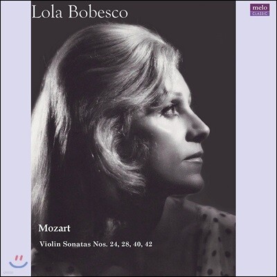 Wolfgang Amadeus Mozart,Jacques Genty,Lola Bobesco — Lola Bobesco 모차르트: 바이올린 소나타 24, 28, 40, 42번 (Mozart: Violin Sonatas) 앨범 커버