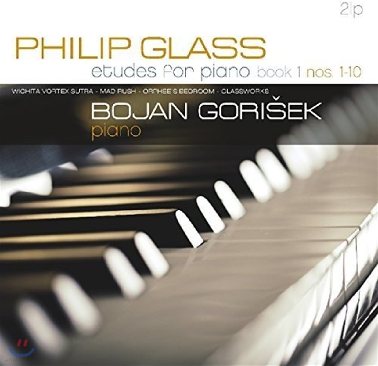 Bojan Gorisek 필립 글래스: 피아노를 위한 연습곡 1권 1-10번 (Philip Glass: Etudes for Piano Book I. Nos.1-10) [2 LP]