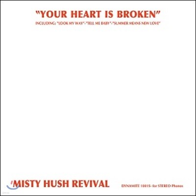 Misty Hush Revival — Your Heart Is Broken 앨범 커버