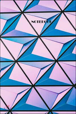Notebook / Photo Notebook / Gift Notebook / 100 Blank Page (Unlined) Softcover: 6x9 Blank Journal, Pink Blue Pattern Diary Notebook Perfect Gift for C