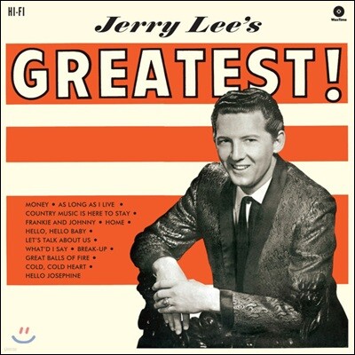 Jerry Lee Lewis — Jerry Lee's Greatest! 앨범 커버