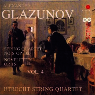 글라주노프 : 현악 사중주 6번 & 현악 사중주를 위한 5개의 단편 (Glazunov : Complete String Quartets Volume 4)(CD) - Utrecht String Quartet