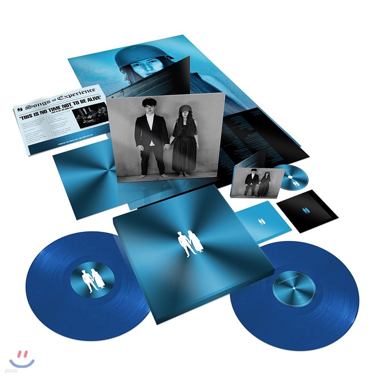 U2 - Songs Of Experience 유투 14번째 정규 앨범 [시안 블루 컬러 2 LP+CD]