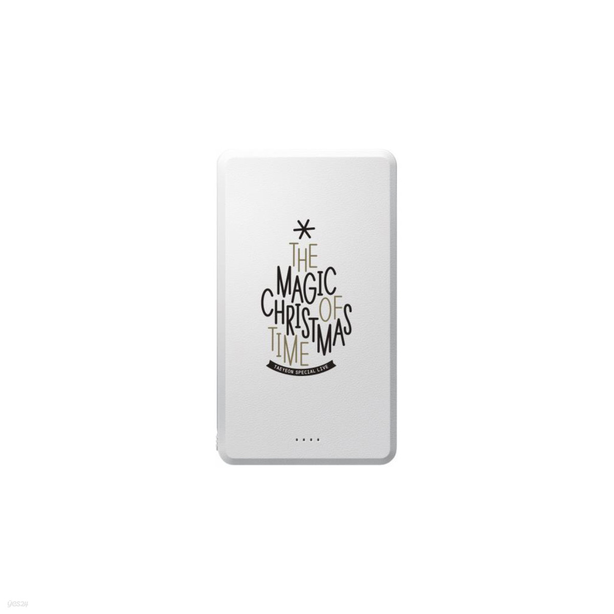 TAEYEON Portable Charger : 태연 보조배터리 [White ver.]