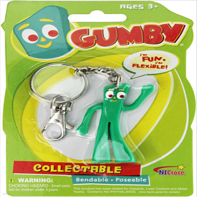 Nj Croce - (ũü)Gumby 3 Bendable Keychain (˺)