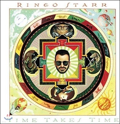 Jeff Baxter,Mark Hart,Andy Sturmer,Roger Manning,Mark Goldenberg,Waddy Wachtel,David Grissom,Jim Horn — Ringo Starr (링고 스타) - Time Takes Time 앨범 커버