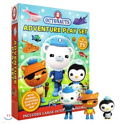 Octonauts Adventure Play Set : 바다탐험대 옥토넛 플레이북 (미니 피규어 3개 포함)