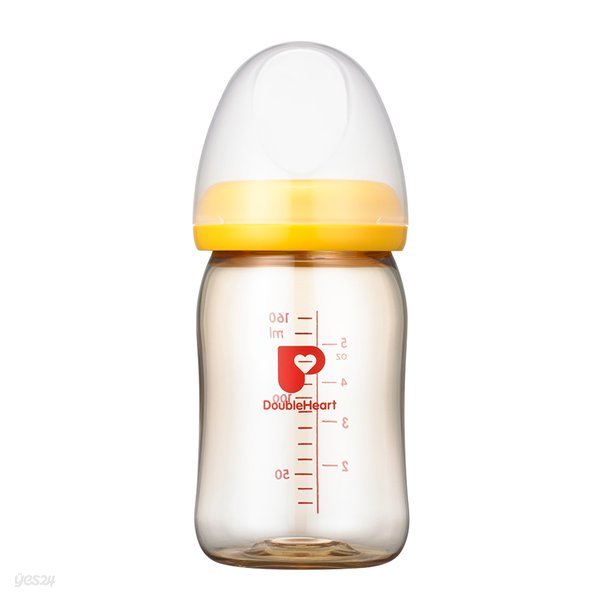 [더블하트/무료배송] 모유실감 PPSU젖병 트윈팩(오렌지)160ml