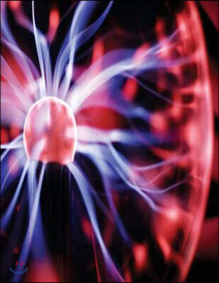 2017, 2018, 2019 Weekly Planner Calendar - 70 Week - Geek Out: Physics, Math, Lighting Plasma Ball - Blue, Red