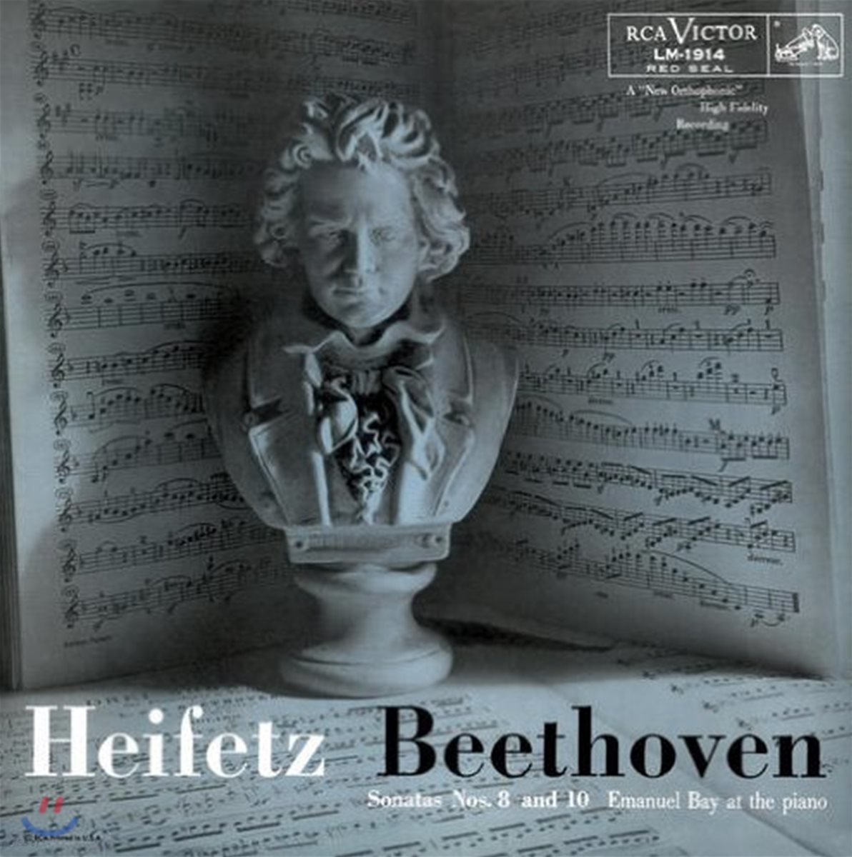 Jascha Heifetz 베토벤: 바이올린 소나타 8번 10번 (Beethoven: Violin Sonatas) [LP]