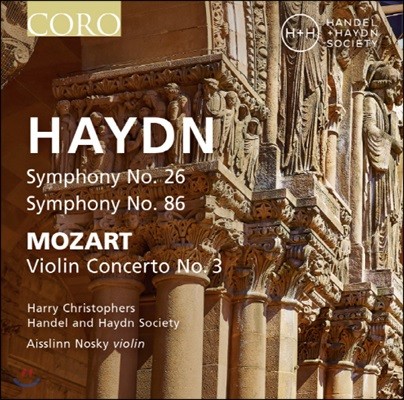 Harry Christophers ̵:  26 & 86 / Ʈ: ̿ø ְ 3 (Haydn: Symphonies / Mozart: Violin Concerto K.216)